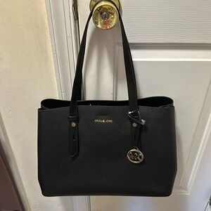 NWT Black Leather MK Tote
